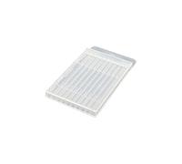 Cassetta portautensili trasparente resistente con chiusura sicura e gancio per appendere accessori e piccole parti