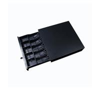 Cassetta portavalori, cassetto for cassiere, cassetta portavalori for supermercati, con serratura, cinque cassetti for cassiere indipendenti(Noir)