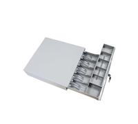 Cassetta portavalori, cassetto for cassiere, cassetta portavalori for supermercati, con serratura, cinque cassetti for cassiere indipendenti(White)