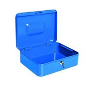 Cassetta Portavalori salvadanaio cassaforte in acciao 25x20x9cm con 2 chiavi