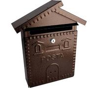 CASSETTA POSTA CASETTA 700 ACCIAIO VERN NERO/RAME MM 280X90 H.MM 350