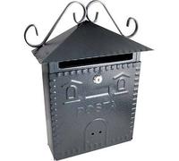 CASSETTA POSTA CASETTA 703 ACCIAIO VERN NERO/ARGENTO MM 300X100 H.MM 360