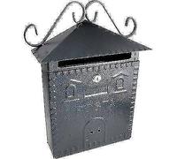 CASSETTA POSTA CASETTA 703 ACCIAIO VERN NERO/ARGENTO MM 300X100 H.MM 360 PZ 1