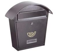 Cassetta Posta Chalet Alubox Acciaio Vern Grigio Mm 360X100 H.mm 370