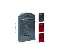 Cassetta Posta Postale Serie Regie Colore Ghisa Rosso Verde