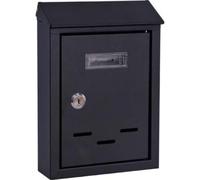 Cassetta posta tradizione + cilindro mini acciaio vern nero 175x50 h.260 Vulcania