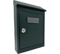 Cassetta Posta Tradizione con Cilindro Mini Acciaio Vern Verde 175X50 H 260