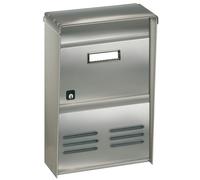 ALUBOX Cassetta per riviste DUBLO EVO DR2EIXL Acciaio Inox per esterno