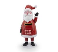 Cassetta Postale a Forma di Babbo Natale in Metallo per Tavolo