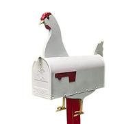 Cassetta Postale A Forma Di Pollo, Cassette Postali In Ferro Per Esterni, Postale Personalizzata Creativa Con Una Simpatica Forma Di Gallo Per La Fattoria Decorare Cortile