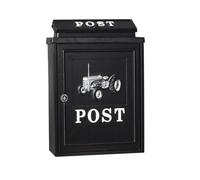 Cassetta postale a muro, Cassetta postale Villa, antipioggia, stile antico, in stile inglese(Tractor (Silver))