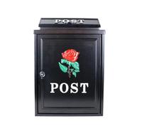 Cassetta postale a parete Cassetta postale Supporto a parete Cassette postali Cassetta postale Cassetta postale Cassetta postale a parete nera per esterni Cassetta postale Esterno