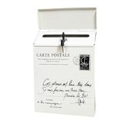 Cassetta postale a parete in ferro a tema retrò con serratura per uso domestico all ' aperto e interno in spazi commerciali residenziali Vecchio portaposta in metallo