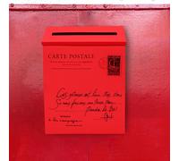 Cassetta postale a parete Retro Opinion Box Drop Box per giardino, porta