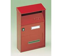 CASSETTA POSTALE EFFE T 22X32.5X11 CM VERNICIATA ROSSA