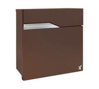 CASSETTA POSTALE ALUBOX NETTUNO 37X11X37 RUGGINE