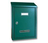 Cassetta Postale Alubox PRIMA MAXI verniciata verde - ALUBOX 29PRIMAMAXIVE