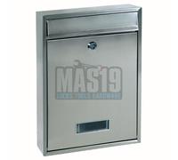 CASSETTA POSTALE ALUBOX QUADRA INOX