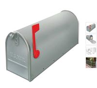 CASSETTA POSTALE AMERICANA ARGENTO 17 × 48 × 22,2 cm