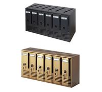 Cassetta Postale Bronzo Ghisa Alubox Cubo 4-5-6 Moduli Posti per interno esterno