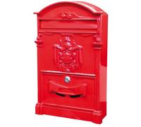 CASSETTA POSTALE BUCA LETTERE IN STILE ANTICO CLASSICO IN ALLUMINIO VERNICIATO