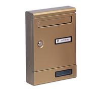 Cassetta postale buca lettere lettera posta SILMEC in alluminio color bronzo