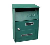 Cassetta postale Casella dei messaggi Cassetta postale in metallo for casa Villa Cassetta postale da esterno(TX0084 Sand Green)