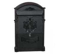 Cassetta postale casellario mod. regia in alluminio nero lettere per esterno