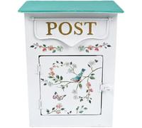 Cassetta Postale Cassetta Postale a Parete, Materiale Metallico, Modello di Uccello, Cassetta Postale per Lasciare Messaggi, Decorazione Giardino Esterno