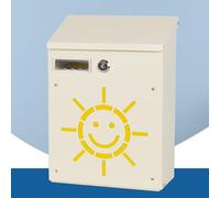 cassetta postale, Cassetta postale decorativa a parete con due chiavi(Off White)