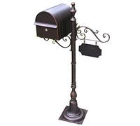 Cassetta Postale Cassetta Postale Esterna con Posta, Cassetta Delle Lettere Media con Chiusura per Impieghi Gravosi, Scorri Il Design Decorativo, Targa Indirizzo e 2 Chiavi Incluse ( Color : Bronze )