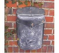 CASSETTA POSTALE CASSETTA POSTALE ZINCO METALLO ANTICA NOSTALGIA DECORAZIONE ...