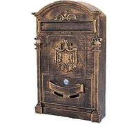 Cassetta postale classica for montaggio a parete, cassetta for la consegna di pacchi resistente alle intemperie for esterni, cassaforte for ufficio, porta d'ingresso