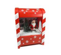 Cassetta Postale Cm 9x13x19h Luci + Musica + Movimento - Villaggio Natalizio