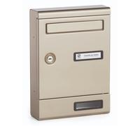 Cassetta postale componibile buca lettere lettera posta SILMEC alluminio bronzo