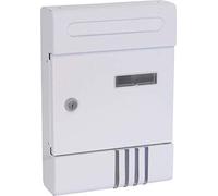 Cassetta Postale con serratura a cilindro 20x6.5x29 h mm colore Bianco 34022-W Ginevra