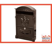 Cassetta Postale da Esterno Artistica per la Posta Vintage Antica Bronzo