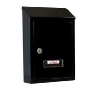 Cassetta Postale da Esterno Nero con Tettuccio 21×6×30 cm - Mod. CAPRI