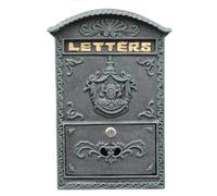 Cassetta postale da muro, Cassette Postali Cassetta Postale A Muro Cassetta Delle Lettere Impermeabile Con Lettera 24,5 X 8,2 34,5 Cm Di Caduta