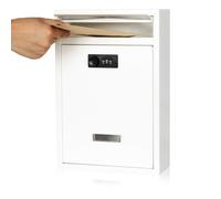 Cassetta postale da parete con serratura KYODOLED, cassetta postale per esterni con serratura a combinazione, cassetta di sicurezza con chiave, 1