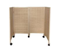 Cassetta postale da parete Divisorio marrone chiaro con 4-8 pannelli, 80-120x40 cm(80x40cm-4 panels)