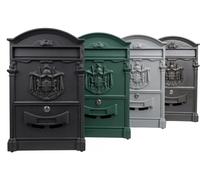 Cassetta Postale da Parete in Alluminio | Stile Vintage | 41x24x8cm |Vari Colori
