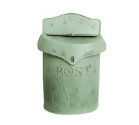 Cassetta Postale da Parete, Verde | Stile Vintage invecchiato, Cassetta Postale con Serratura, per Portico