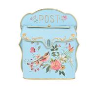 Cassetta postale decorativa, B | Cassetta delle lettere da parete in ferro con aletta frontale, finitura verniciata a polvere, per ingresso, cancello