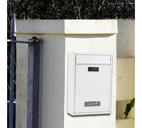 Cassetta postale di con serratura a combinazione, montaggio a parete, cassetta