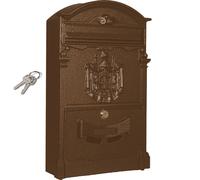 CASSETTA POSTALE ESTERNO VINTAGE CON CHIAVE DA PARETE BUCA LETTERE POSTA COLORI