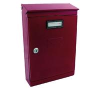 CASSETTA POSTALE EVOLUZIONE COLORE ROSSO CM.22,5x7,5xH32