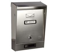CASSETTA POSTALE FORMATO RIVISTA SILMEC S90 ACCIAIO INOX cod. 10-015