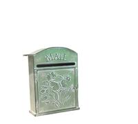 Cassetta Postale Garden Outdoor Mailbox Metal Iron Post Box Vintage Letter Green Villa Family