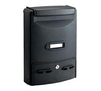 CASSETTA POSTALE GINESTRA NERA 39X29X10 HxLxP TECHNOMAX SERIE GIN - GIN/N NERO